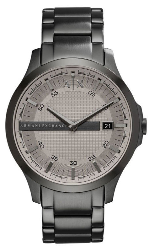 Armani Exchange Hampton AX2194 Men's Chronograph – Grey Dial with Matching Grey Stainless Steel Strap