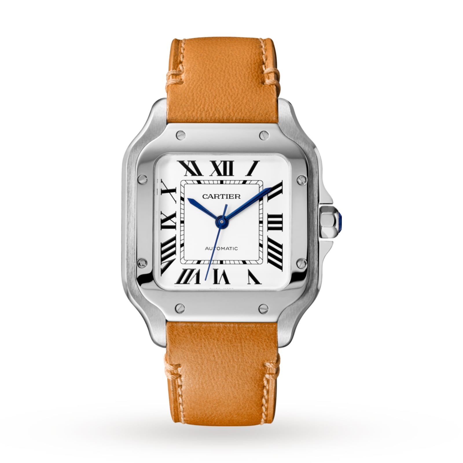 Santos de Cartier Medium Model | 35mm, Steel, Silver Dial