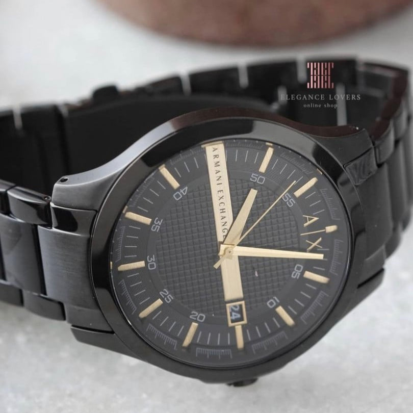 Armani Exchange Hampton AX2413 Men's Chronograph – Black Dial with Black Stainless Steel Strap
