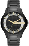 Armani Exchange Hampton Series AX2192 Men's Chronograph – Black Dial with Matching Black Stainless Steel Bracelet