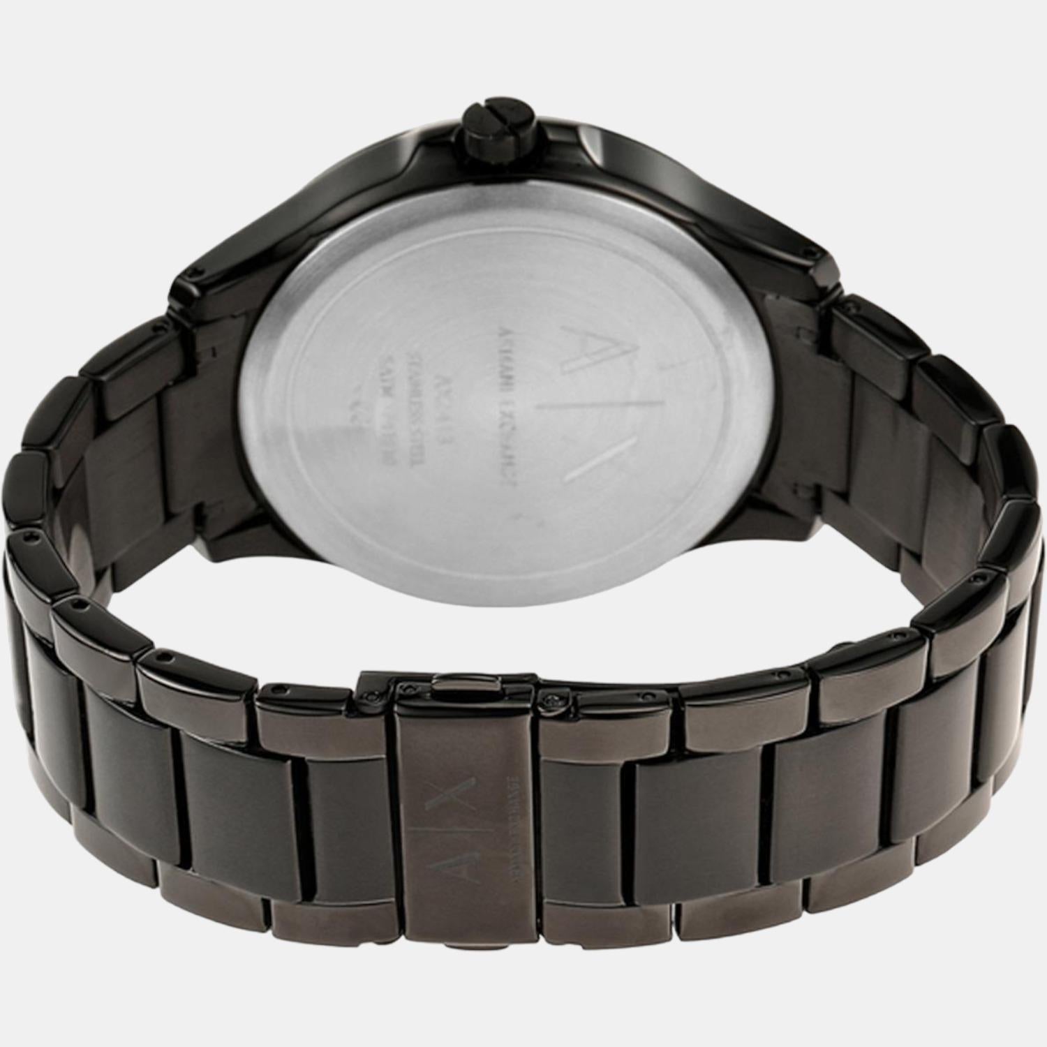 Armani Exchange Hampton AX2413 Men's Chronograph – Black Dial with Black Stainless Steel Strap