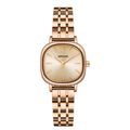 SANDA P1098 Simple Bar Scale Oval Dial Quartz Watch for Women