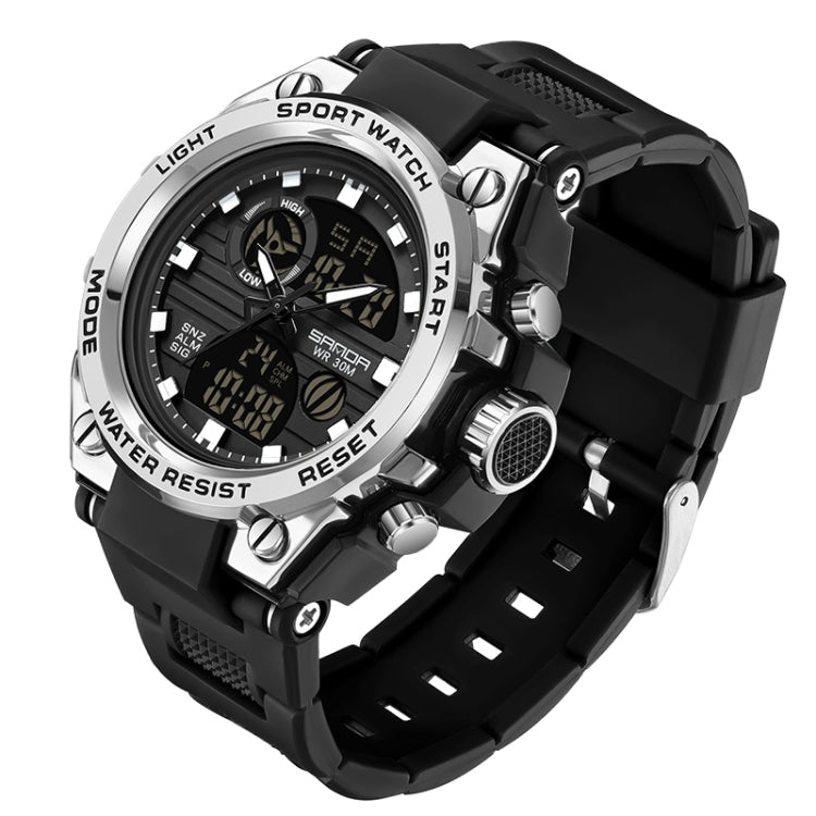 SANDA739  Watch Plate Chao Male Watch Male Student Fashion Trend Multi Functional Digital Waterproof Electronic Meter