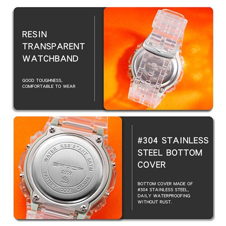 SANDA 2009 Multifunctional Sports Waterproof Calendar Watch