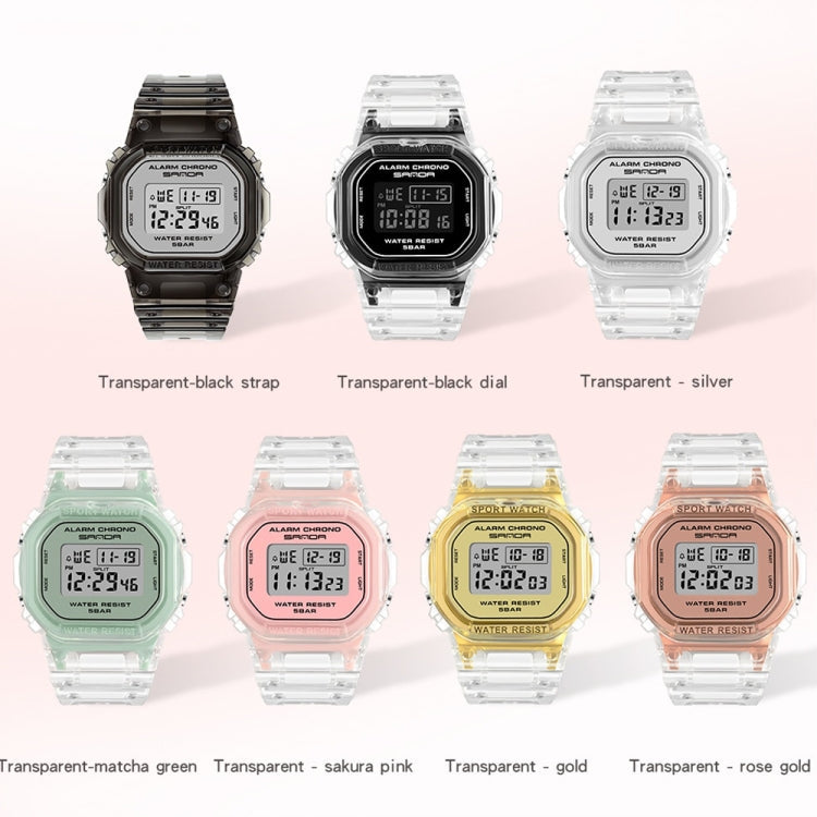 SANDA 2009 Multifunctional Sports Waterproof Calendar Watch