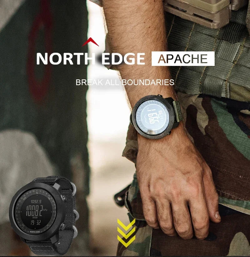 Outdoor Digital Watch - North Edge - Apache 3